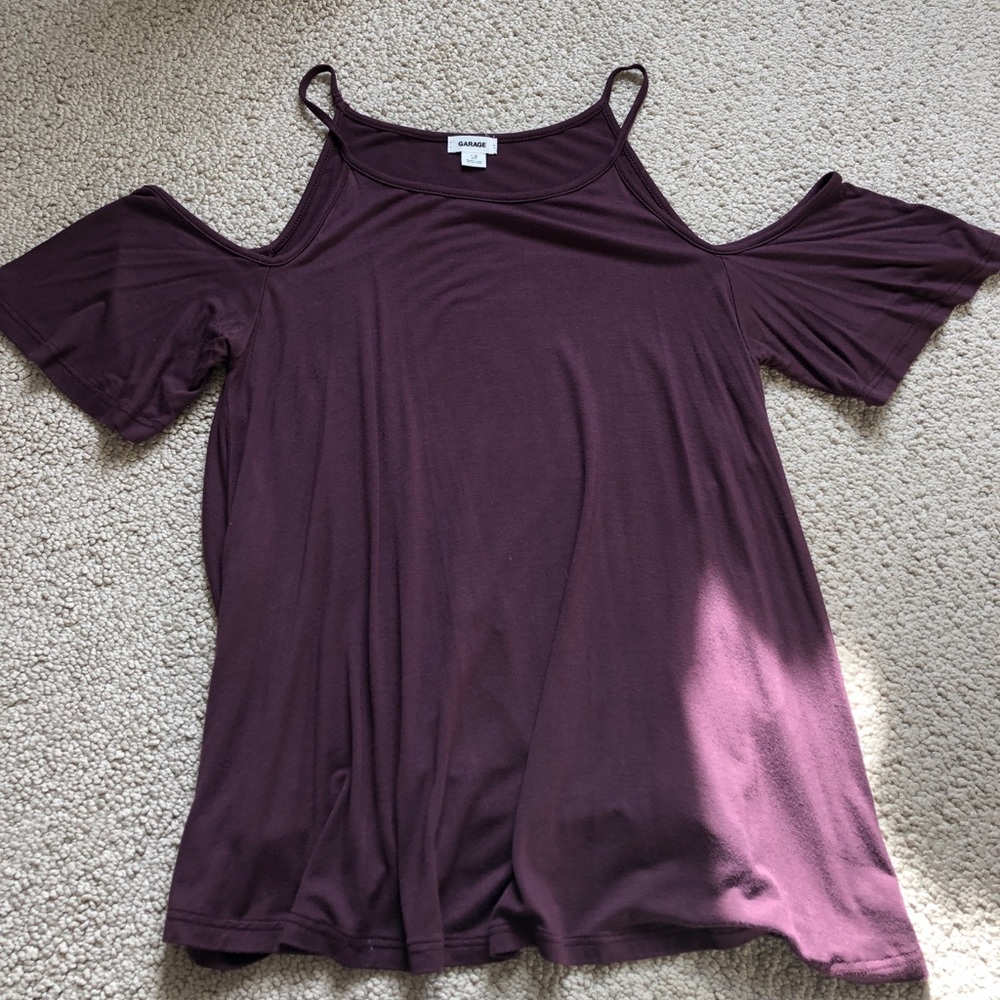 Garage Off the Shoulder Top